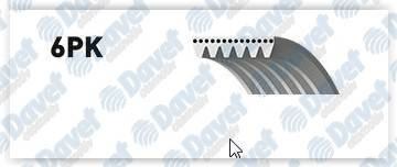 GATES 6PK2403 Kanalli Kayis Mercedes Sprinter 06- Opel Antara 3.2 24v 06- Vw Passat 2.5tdi 24v 98-03 Audi Chevrolet Daewoo Jeep